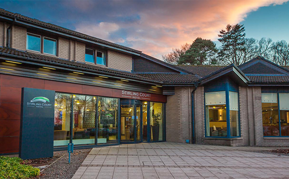 Stirling Court Hotel at Sunset