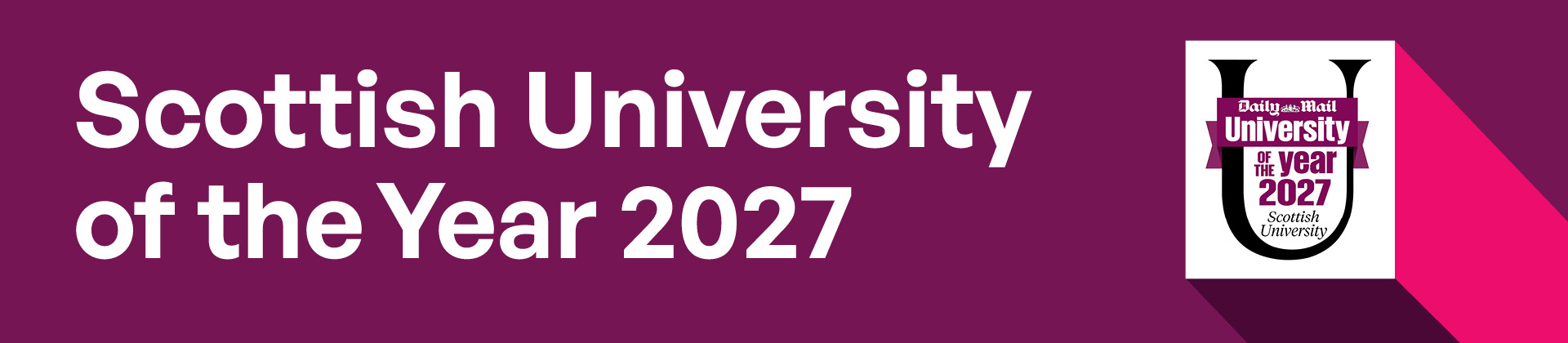 Scottish University of the Year award full width