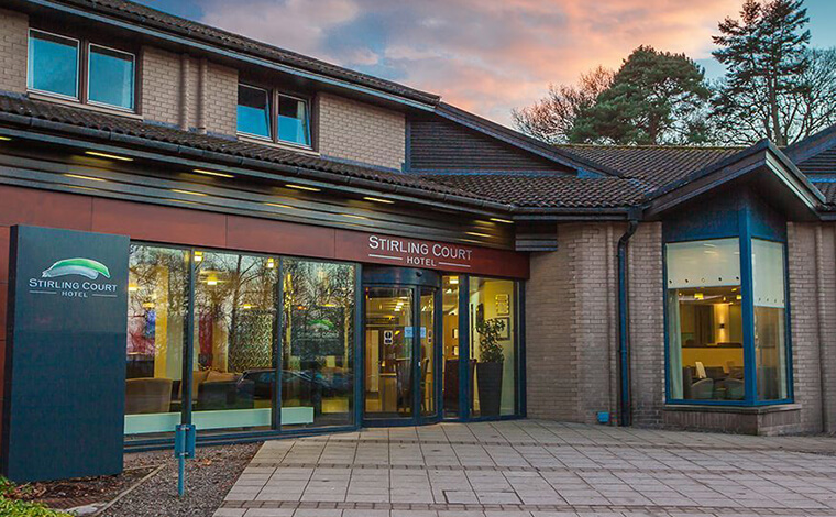 Exterior image of Stirling Court Hotel