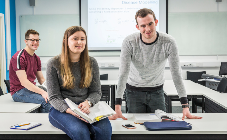 Students in a classroom