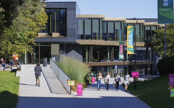 View of campus central during Welcome Week