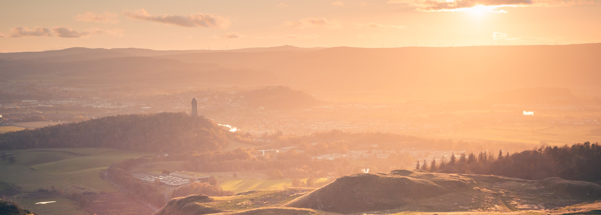 View of Forth Valley from Dumyat