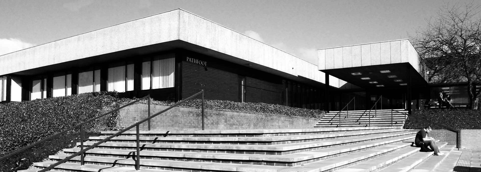 Black and white image of Pathfoot Building