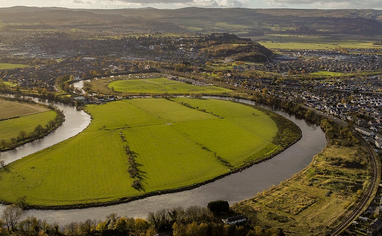 City of Stirling and the River Forth