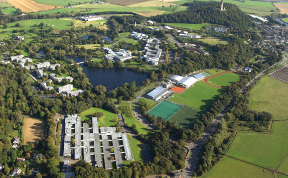 aerial view of campus