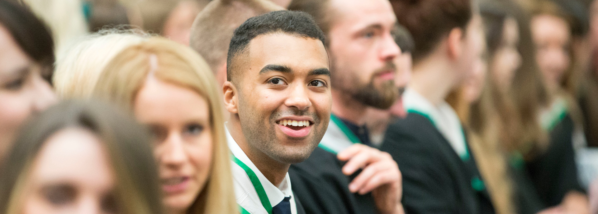 student at graduation