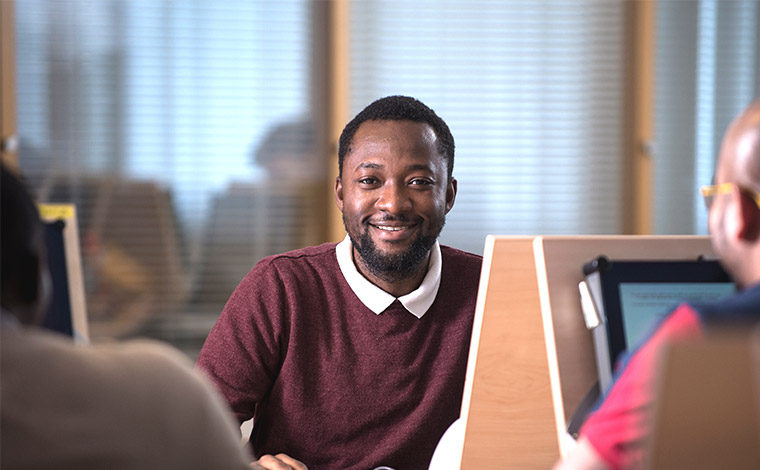 Male postgraduate student from Management School