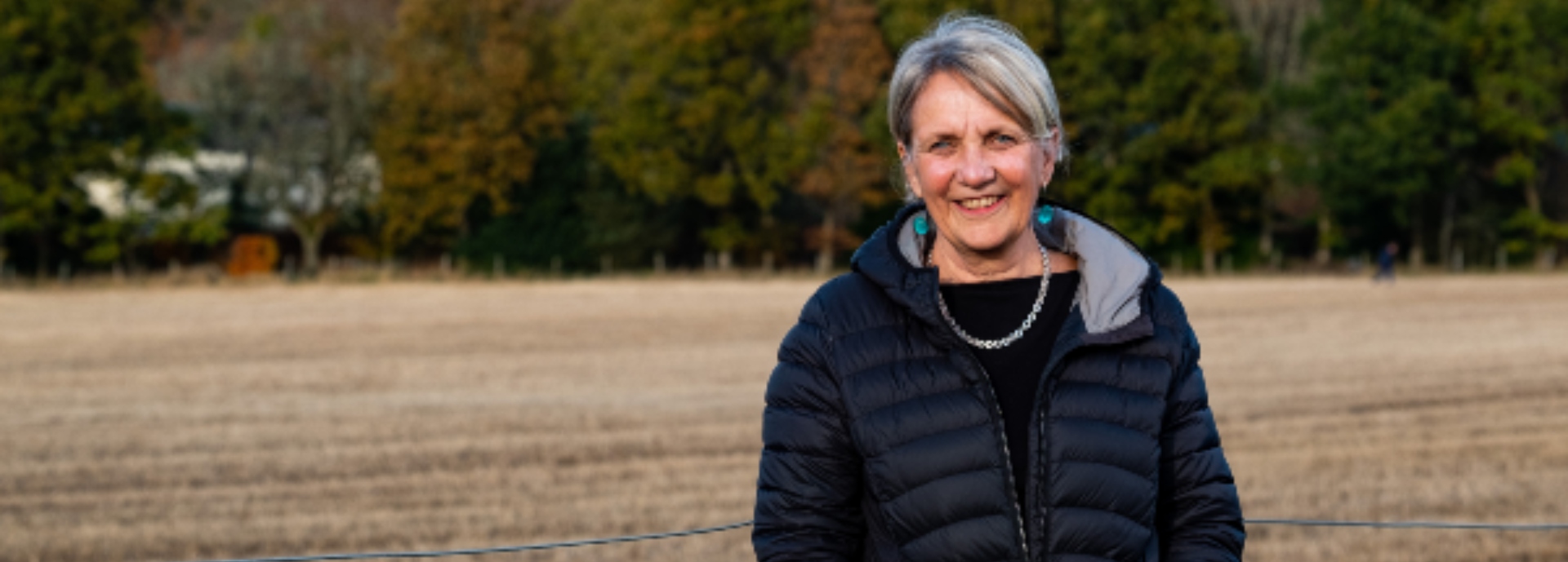 woman in field