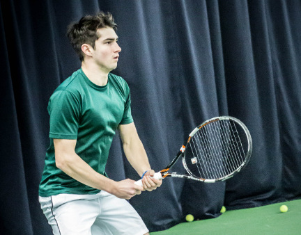 Duncan Scott playing tennis