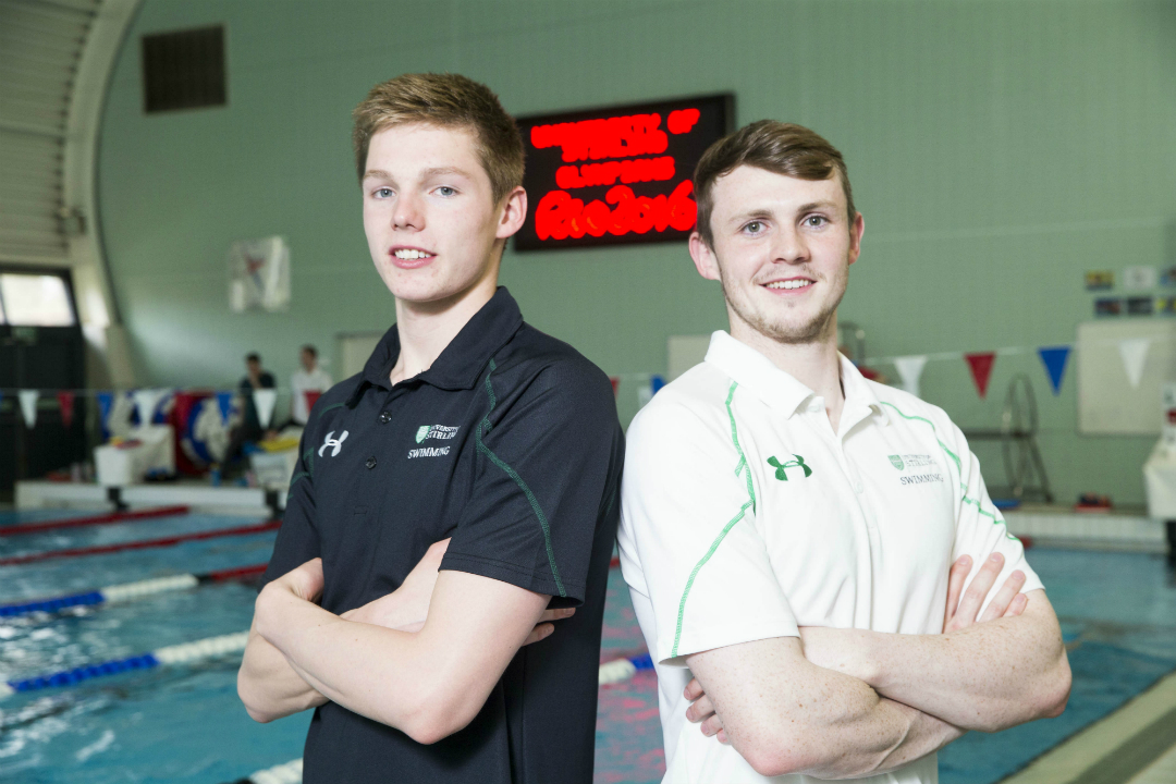 Duncan Scott and Ross Murdoch standing together