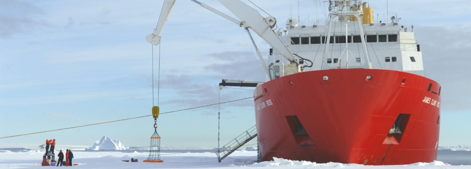 An image of an Arctic Ice breaker