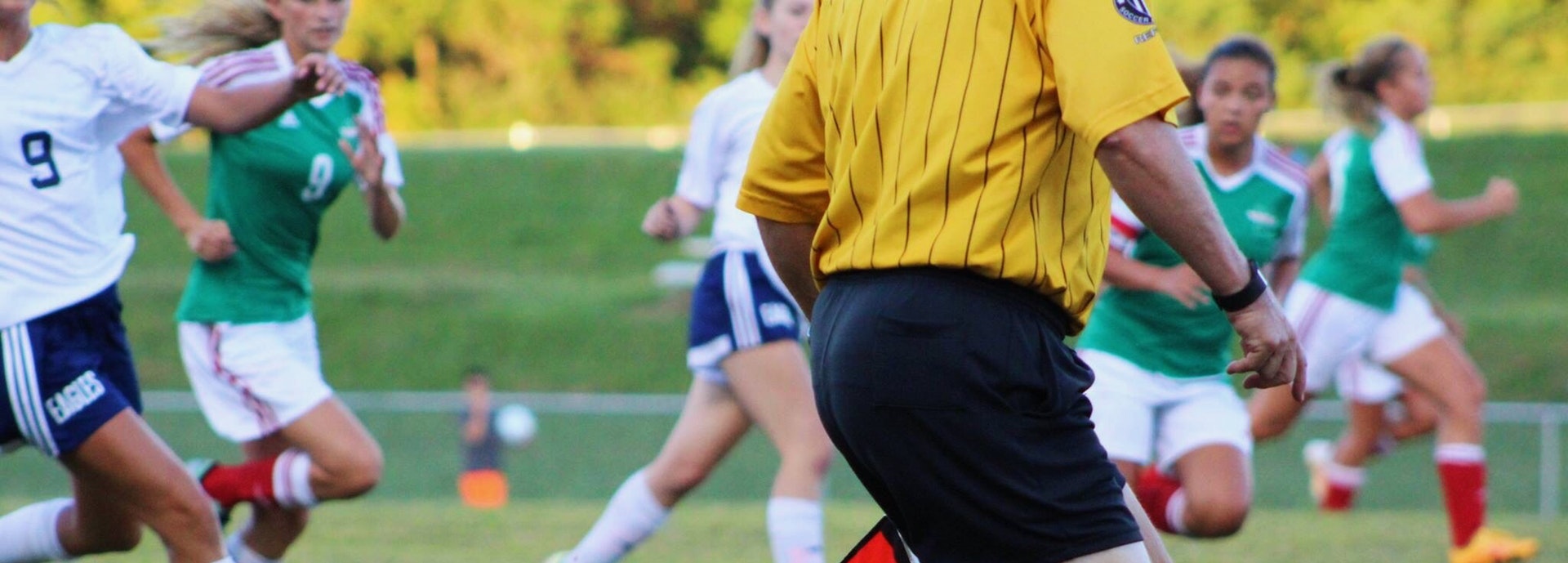 Women's football match