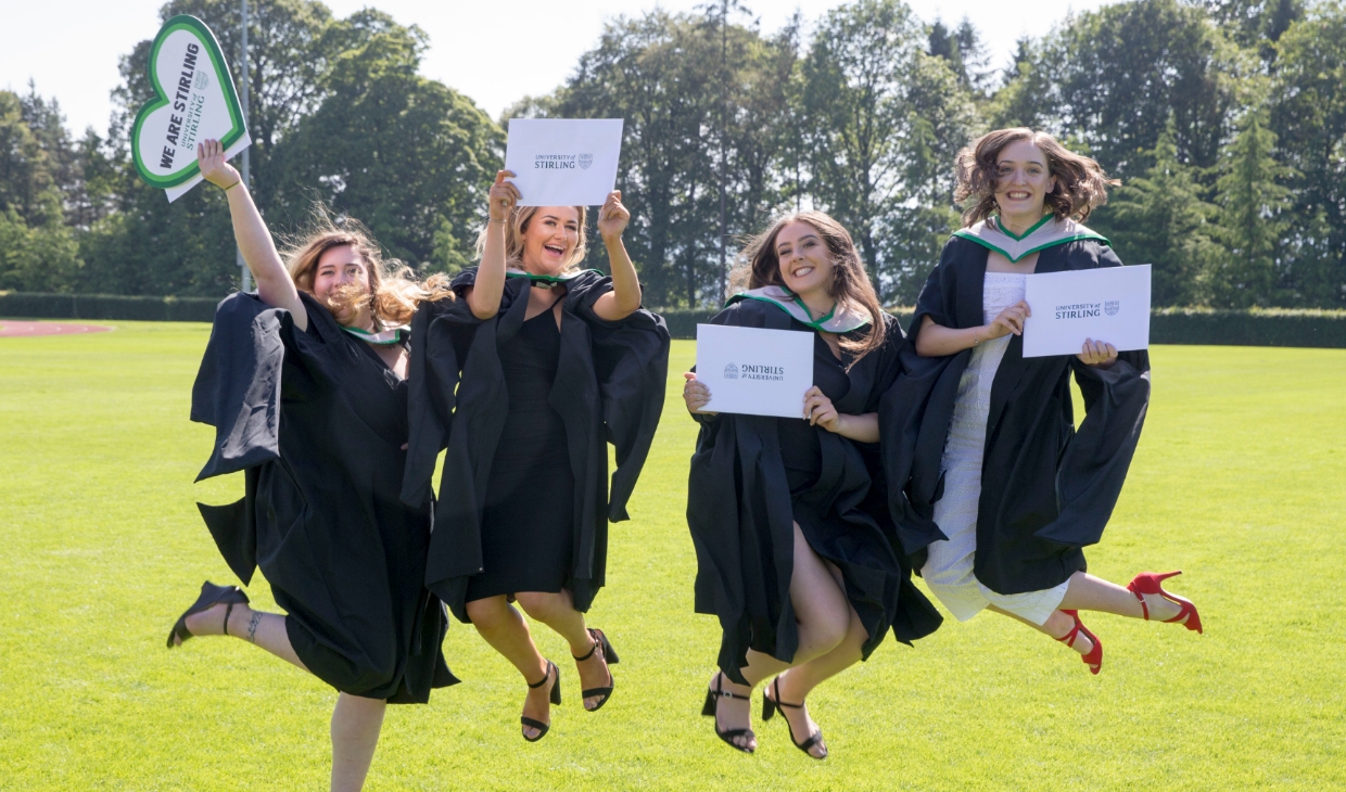 students graduating