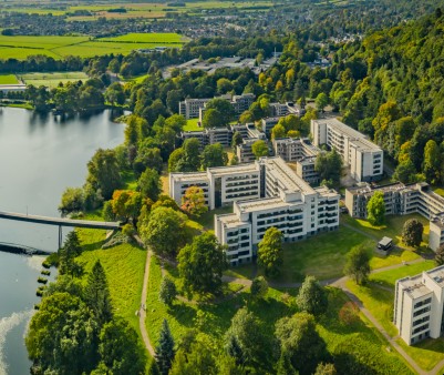 Stirling campus from above