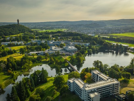 Stirling campus from above