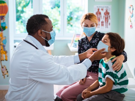 Child in hospital