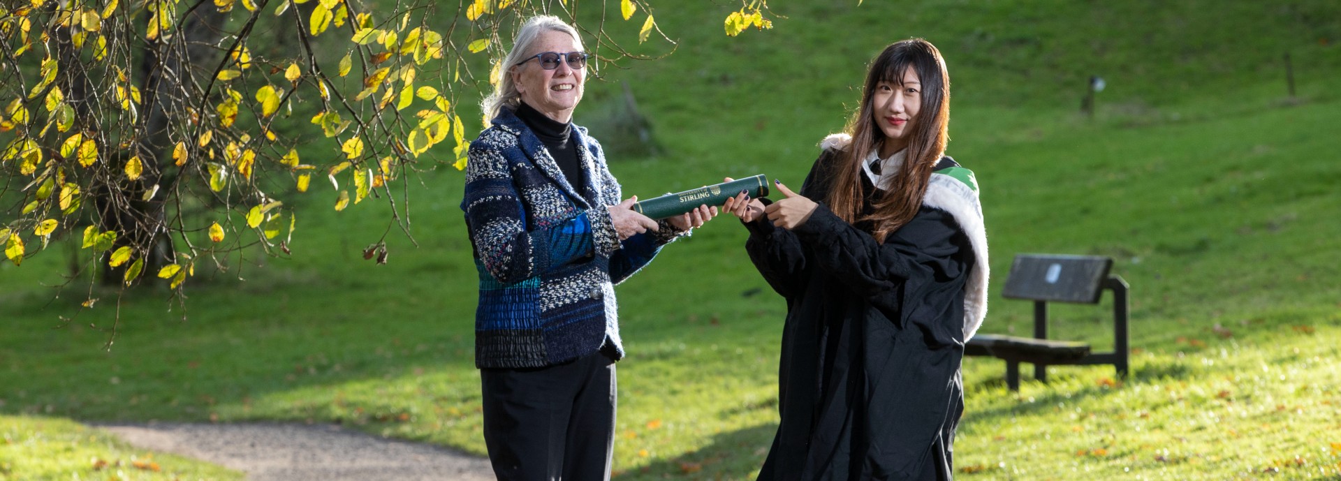 Hazel Sommerville with Baijun Liu