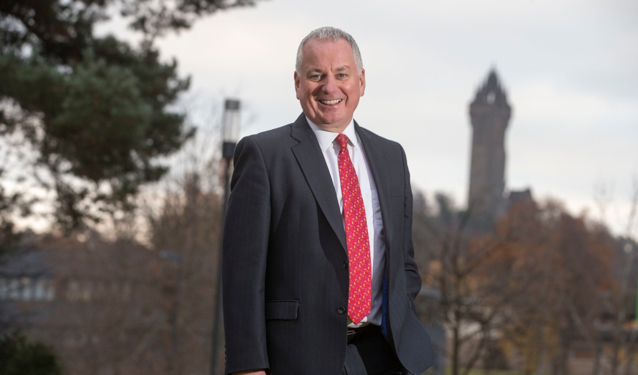 The Rt Hon Jack McConnell, Chancellor of the University of Stirling.