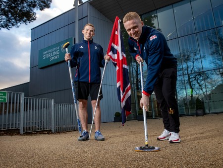 Ross Whyte and Bobby Lammie, Team GB curlers