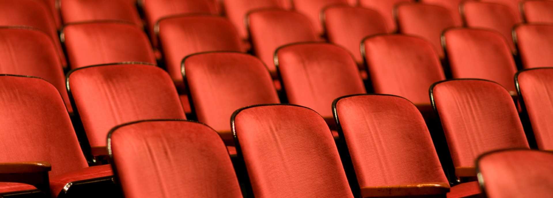 Red cinema seats