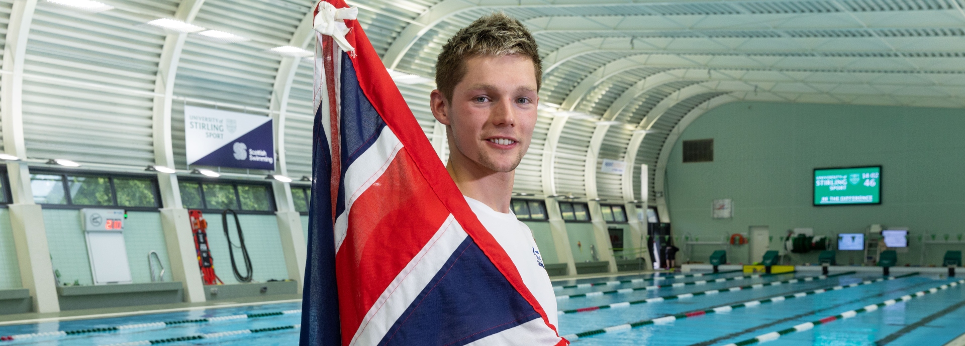 Duncan Scott pictured at the University of Stirling.