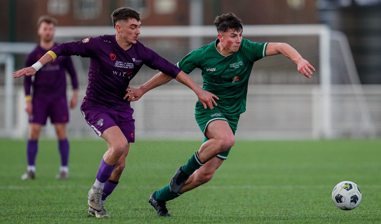 Image of Cameron McKinley, University of Stirling footballer