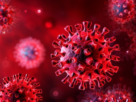 Generic image of Covid-19 virus.