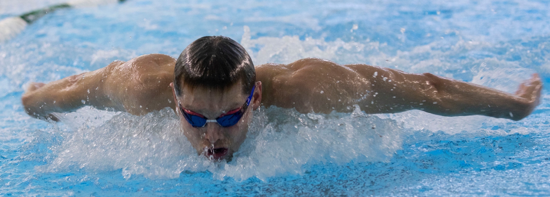 Duncan Scott in the pool.