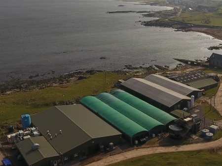 The University’s Marine Environmental Research Laboratory (MERL) in Machrihanish, Argyll