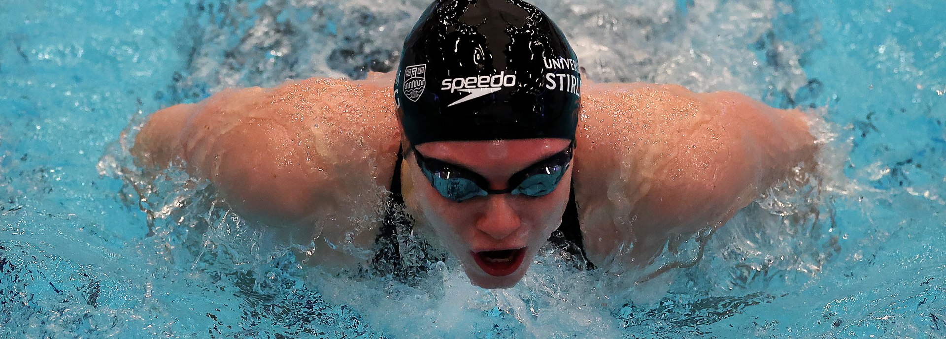 Keanna Macinnes pictured in the pool.