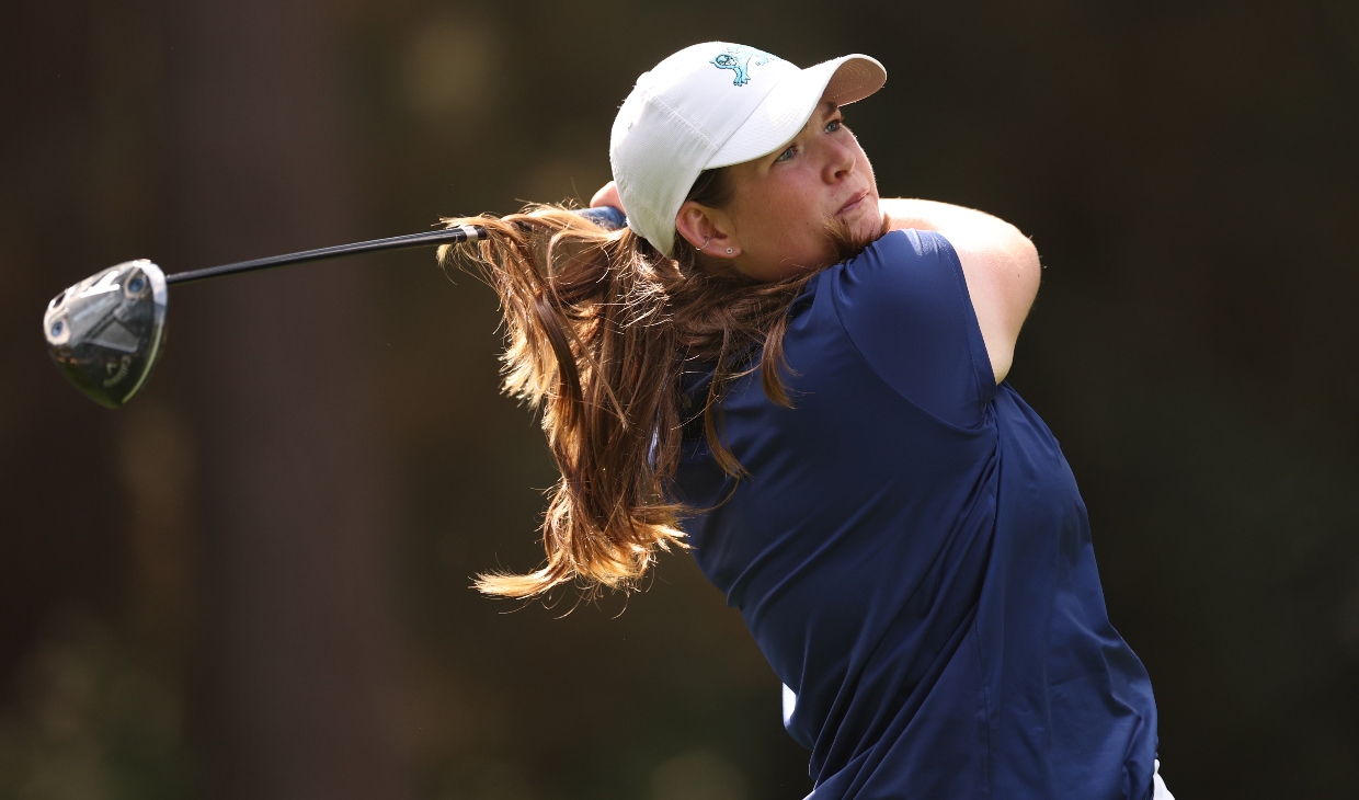 Lorna McClymont competes at Curtis Cup