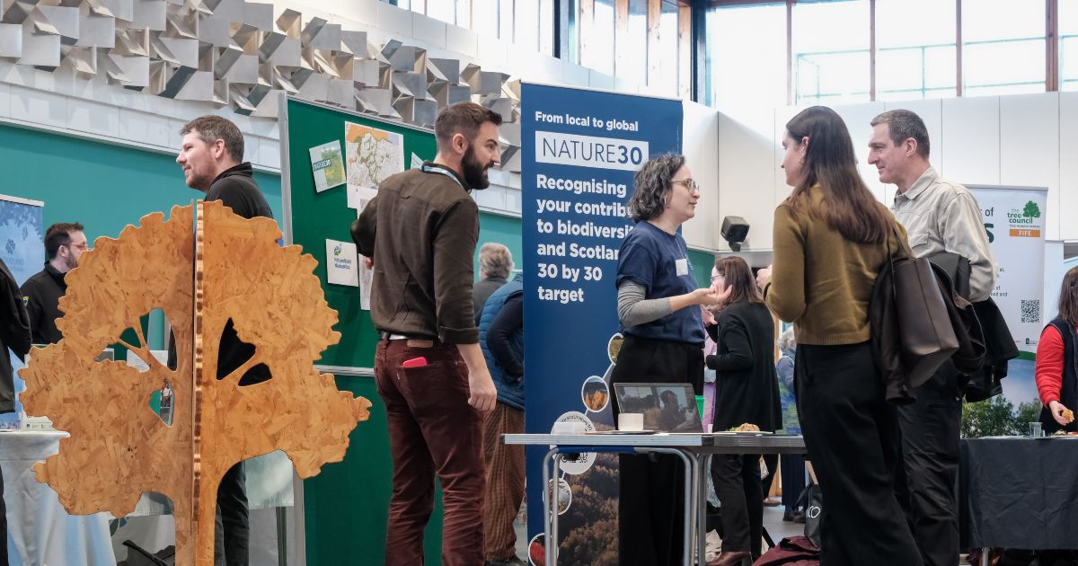The Climate Forest Forum at the University of Stirling's Pathfoot building in January 2026