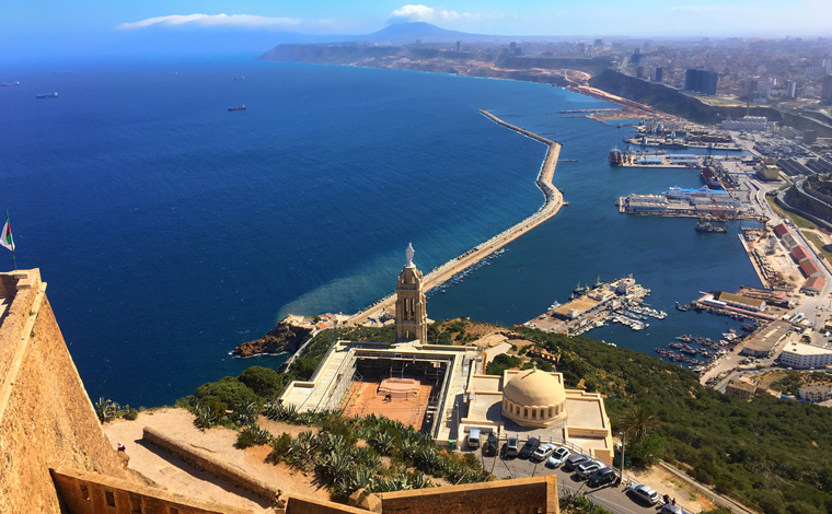 Algerian coastline