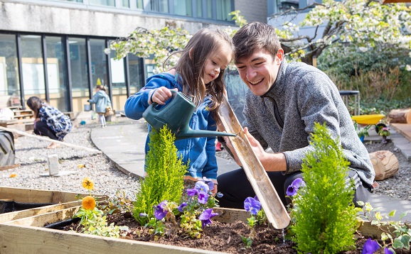 Outdoor play at Psychology Kindergarten