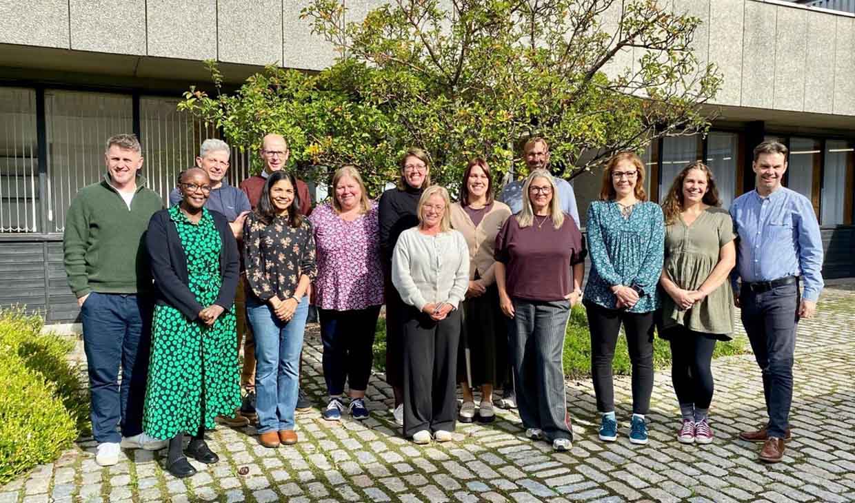 Group photo of research project team