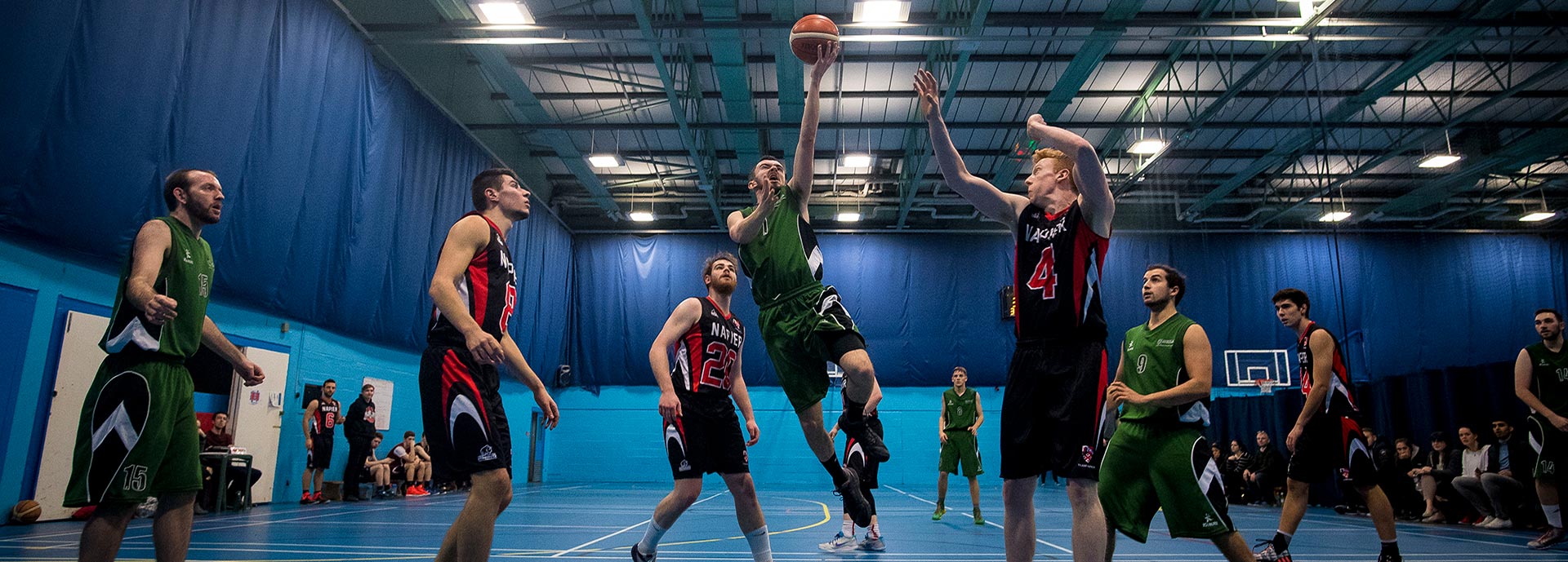 Basketball game in the Sports Hall