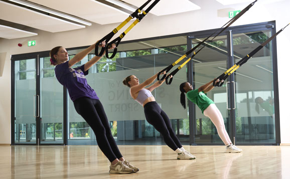 People at a fitness workshop